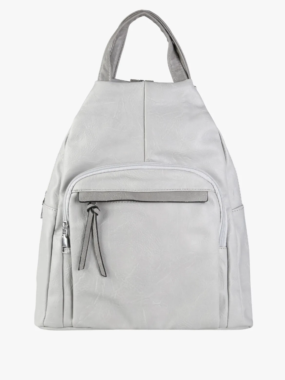 Solada Zaino in ecopelle da donna - grigio chiaro