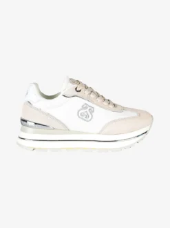 Solo Soprani Sneakers donna in pelle scamosciata e mesh con platform