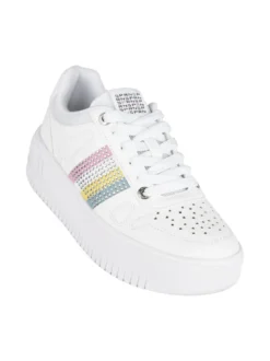 Soprani Sport Sneakers basse donna con platform e strass