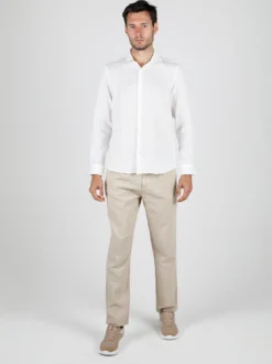 S.O.S Store Of Shirt Camicia in lino da uomo a maniche lunghe