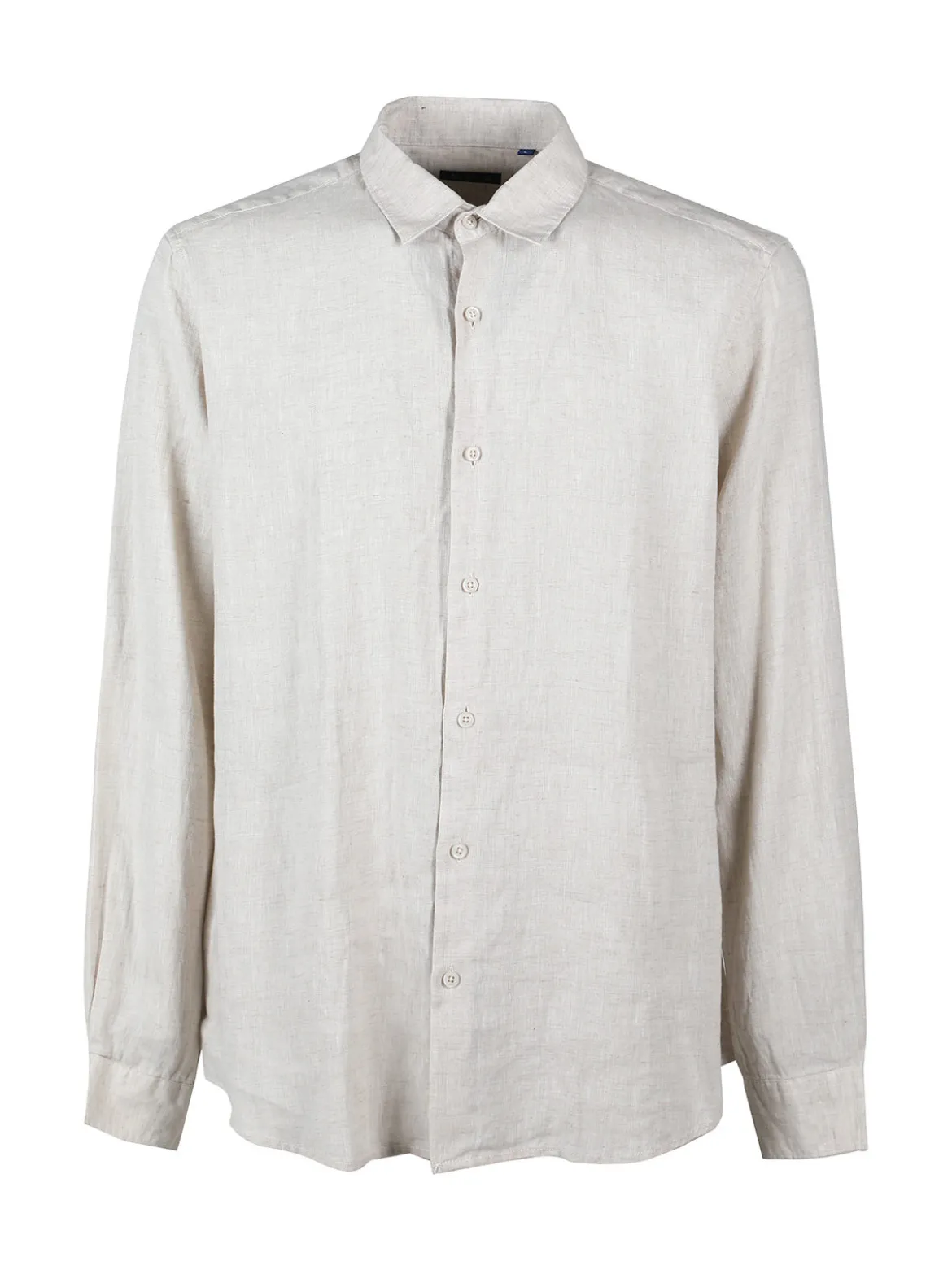 S.O.S Store Of Shirt Camicia in lino da uomo a maniche lunghe