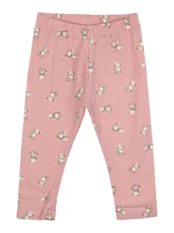 Stelle & Pupi Completo lungo da neonata 2 pezzi con maglietta e leggings - rosa