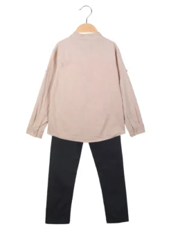 Street Porter Completo 2 pezzi da bambino con camicia alla coreana