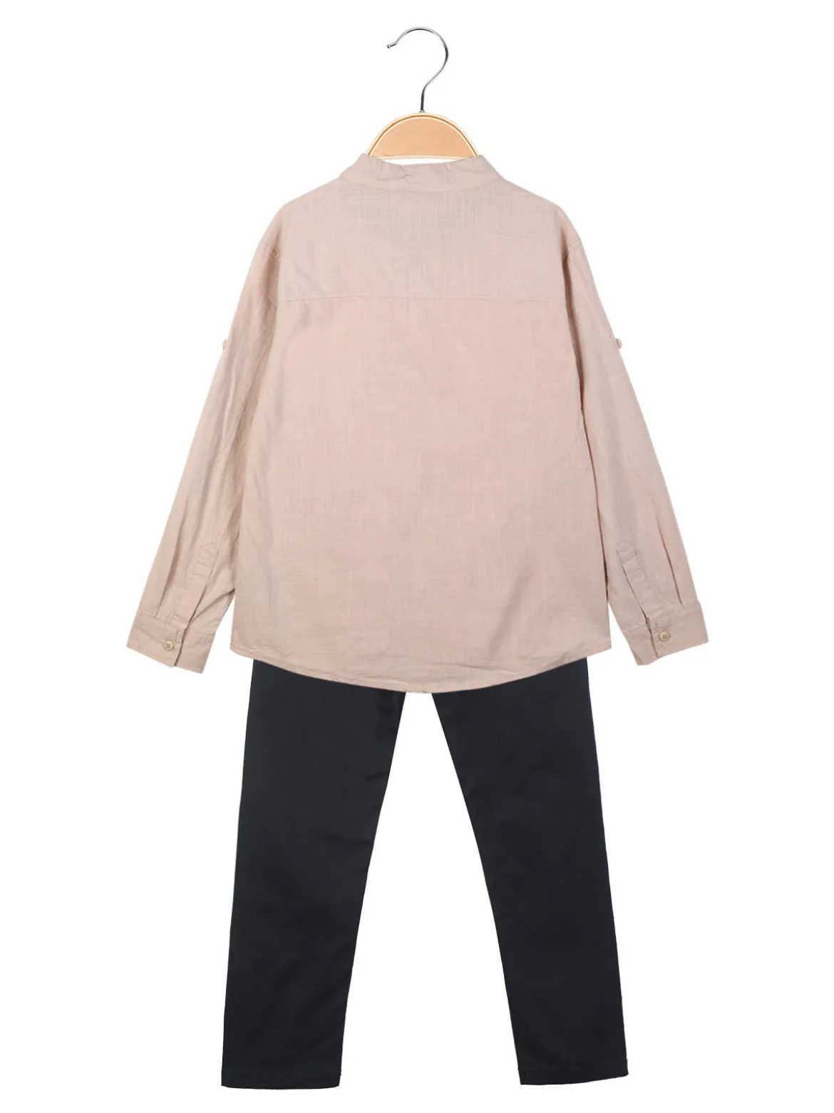 Street Porter Completo 2 pezzi da bambino con camicia alla coreana