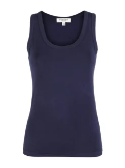 Studio Eleven Collection Canotta girocollo da donna - blu scuro