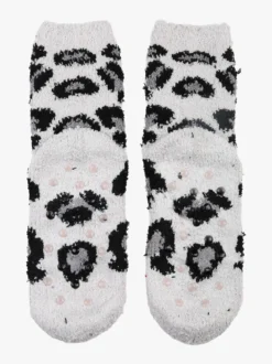 Stylosa Calze donna antiscivolo maculate - grigio chiaro