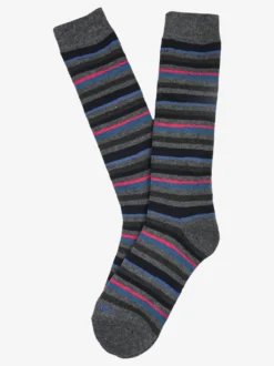 Stylosa Calze lunghe da donna in pile - grigio