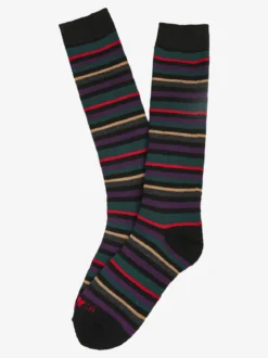 Stylosa Calze lunghe da donna in pile - nero