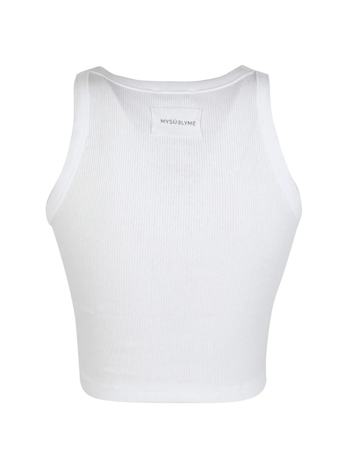 Sublyme Canotta cropped da donna a costine