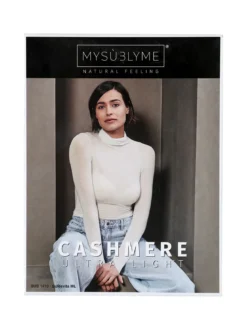Sublyme Maglia dolcevita donna in cashmere ultra light