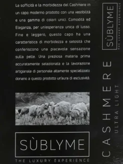 Sublyme Maglietta donna in cashmere ultra light
