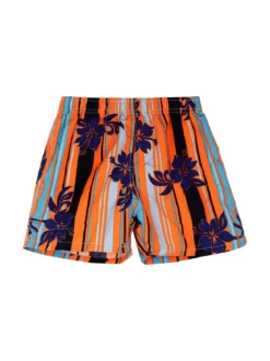 Sun & Beach Boxer da mare a fiori per bambino