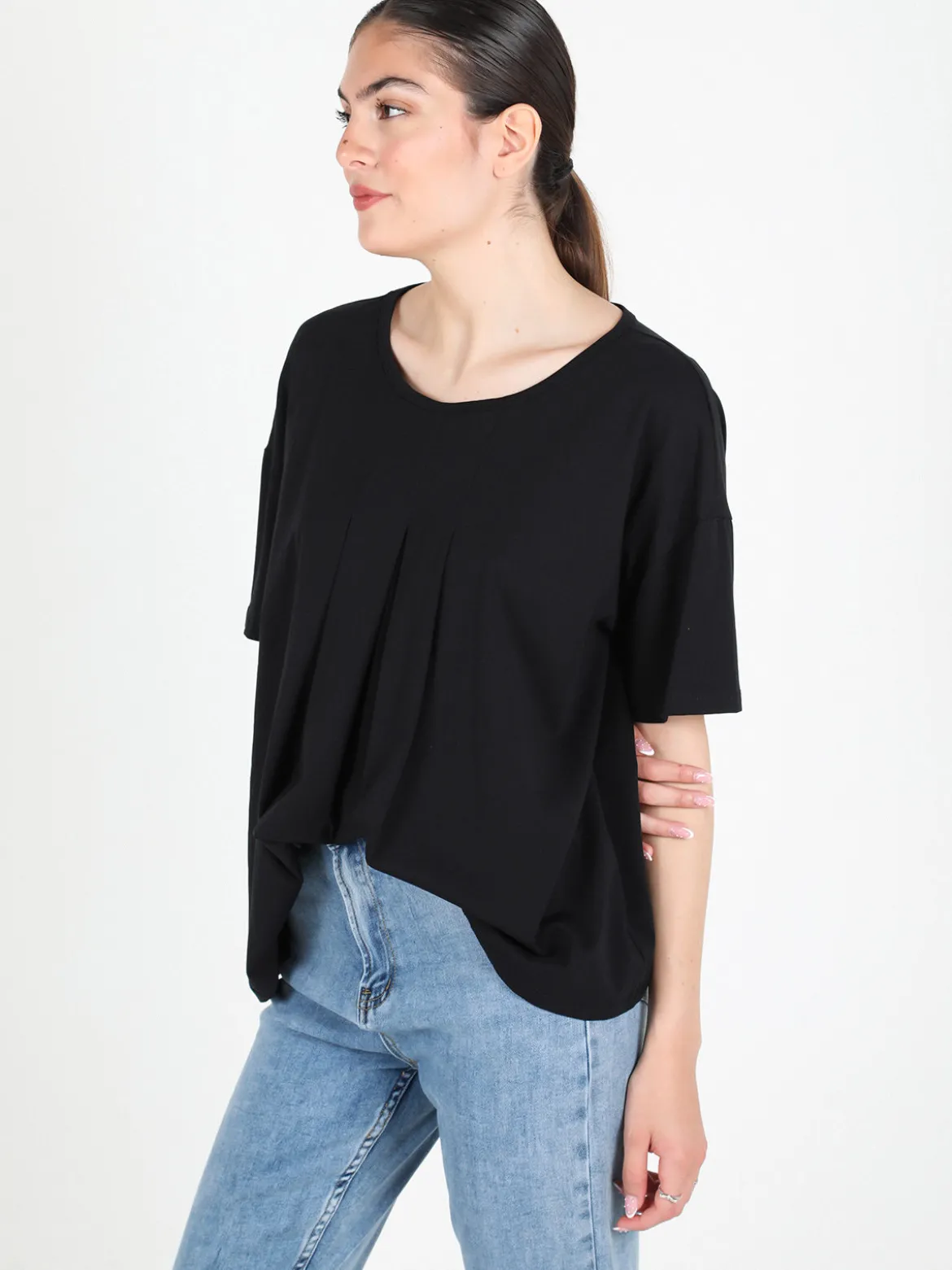 Sun Sun Maxi t-shirt donna oversize in cotone