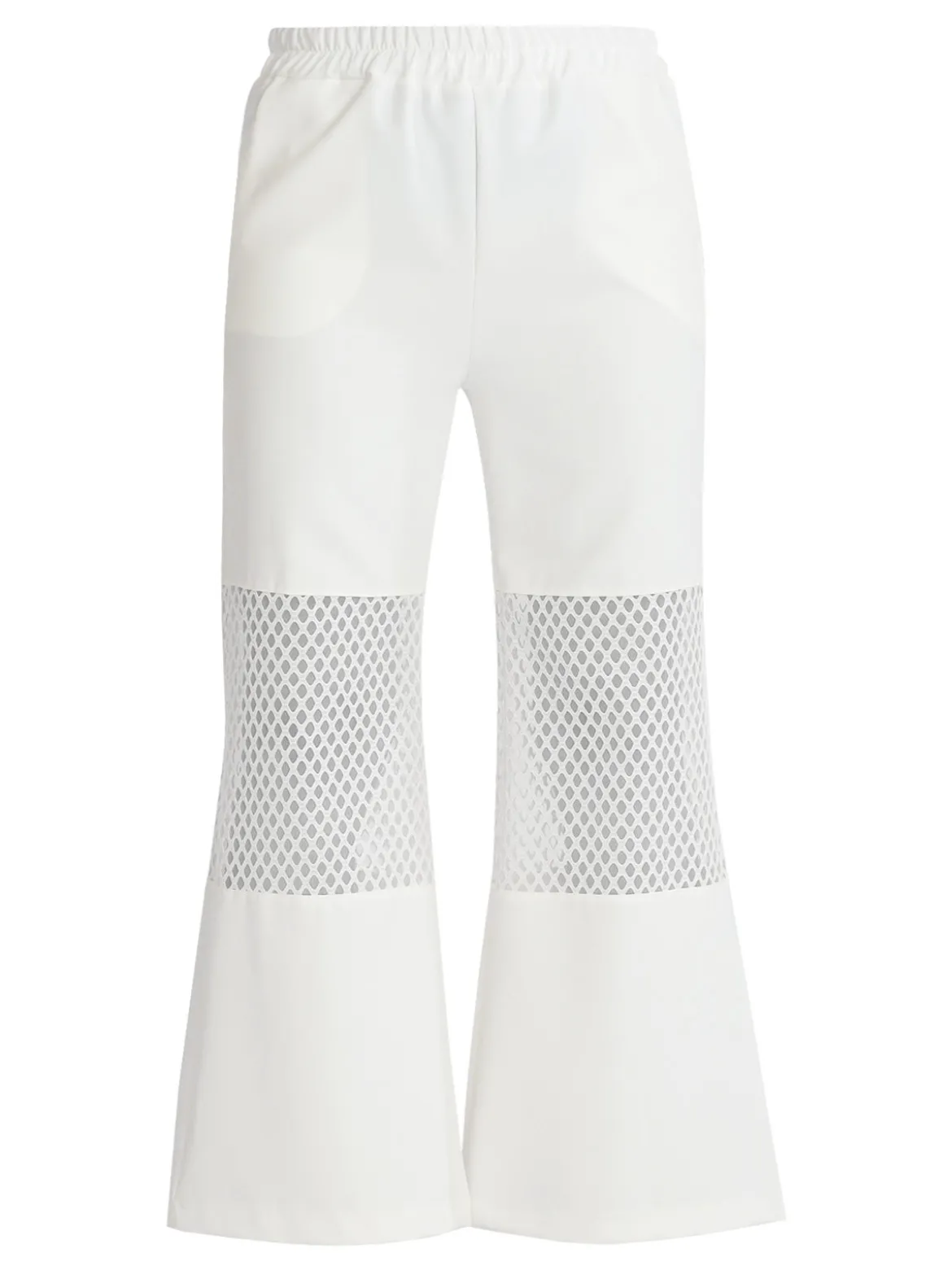 Sun Sun Pantaloni donna a zampa con dettaglio a rete