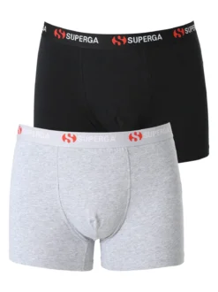 Superga Confezione da 2 boxer uomo in cotone