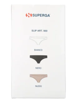 Superga Confezione da 3 slip donna - bianco