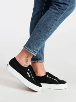 Superga Scarpe donna in tela con platform 2730 COTU