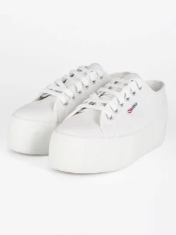 Superga Scarpe in tela donna 2790 SHINY PRINTED PLATFORM