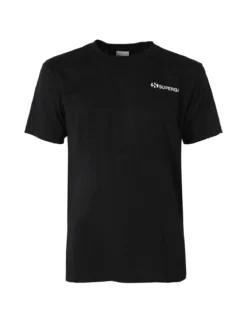Superga T-shirt da uomo in cotone con logo - nero