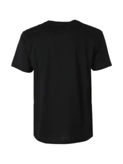 Superga T-shirt da uomo in cotone con logo - nero