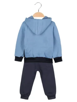 Sweet Junior Completo da neonato felpato 3 pezzi - blu