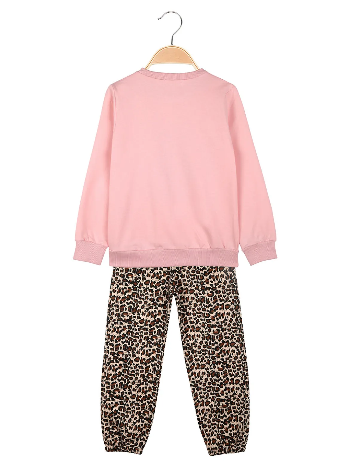 Sweet Junior Completo 2 pezzi animalier da bambina - rosa