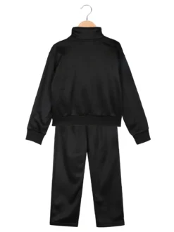Sweet Junior Completo tuta da bambina 3 pezzi con strass - nero