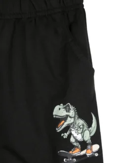 Sweet Junior Completo tuta da bambino dinosauri 3 pezzi con cappuccio e zip - beige