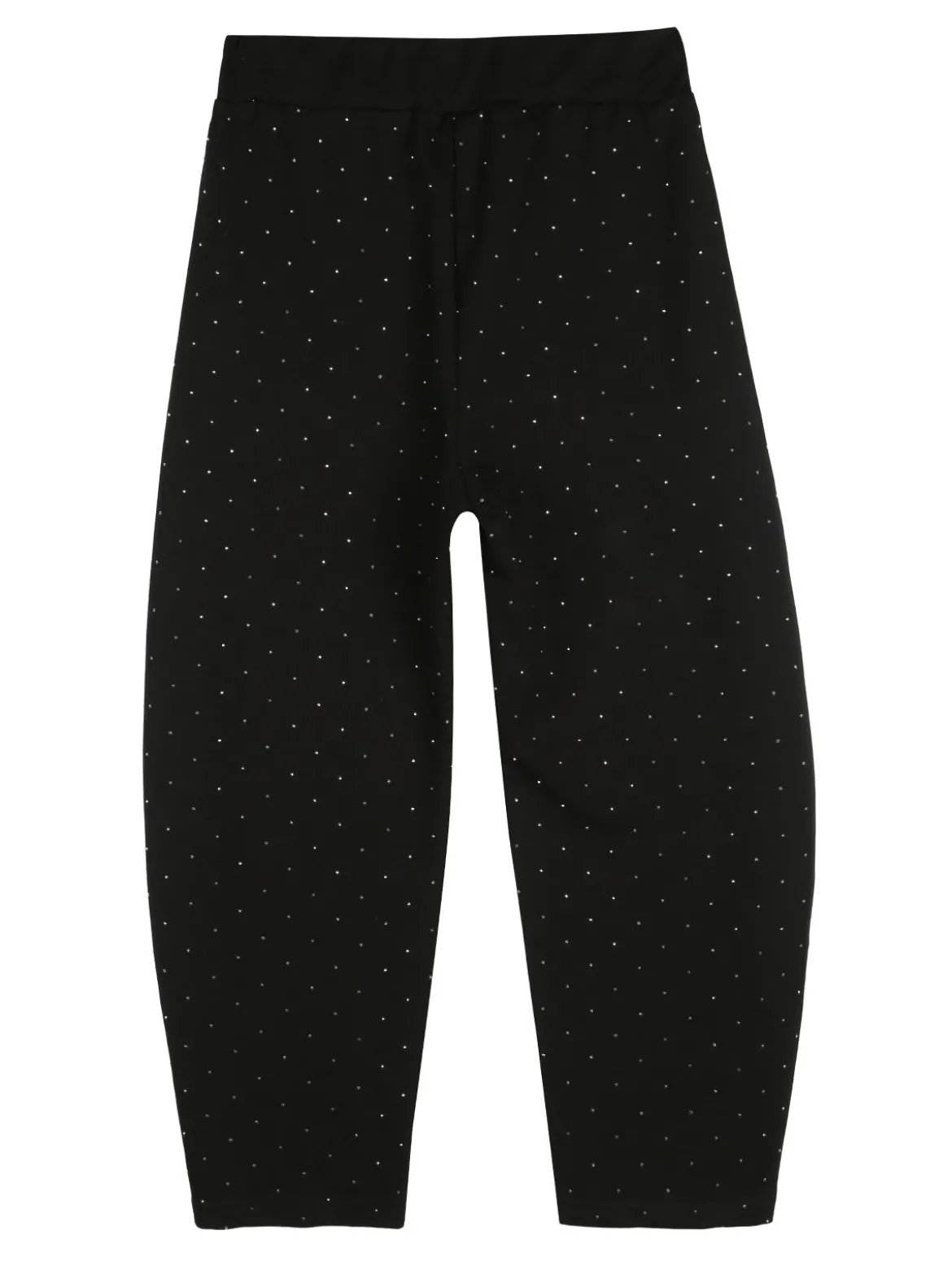 Sweet Junior Pantaloni da bambina a palloncino con micro borchie - nero