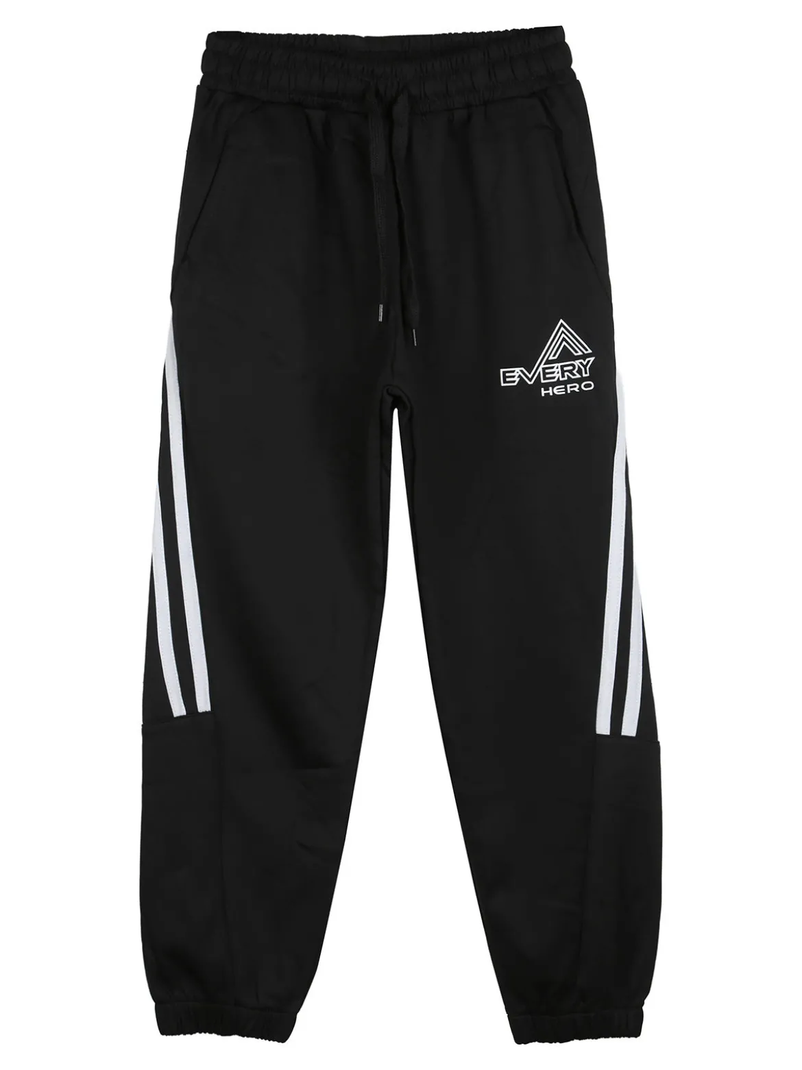 Sweet Junior Pantaloni sportivi da bambino con elastico sul finale - nero