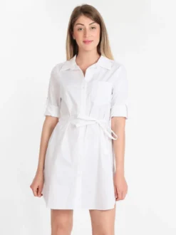 Sweet Miss Abito camicia donna con maniche a 3/4