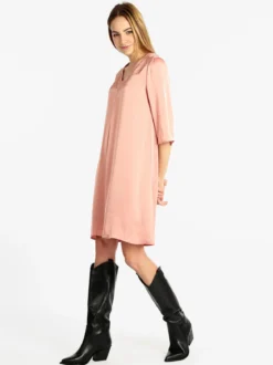 Sweet Miss Abito donna effetto seta con manica a 3/4