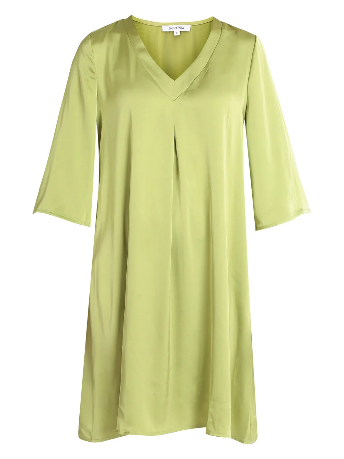 Sweet Miss Abito donna effetto seta con manica a 3/4