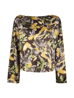 Sweet Miss Blusa da donna con stampa