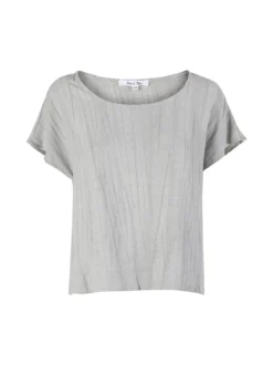 Sweet Miss Blusa donna misto lino a maniche corte