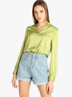 Sweet Miss Blusa elegante donna in raso
