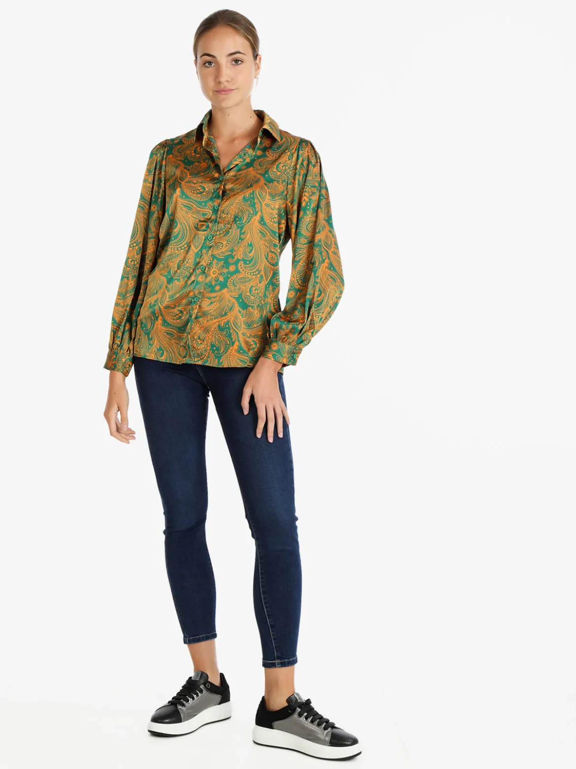 Sweet Miss Camicia classica da donna con stampa floreale