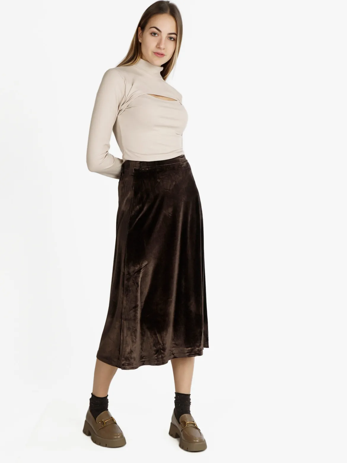 Sweet Miss Gonna midi in velluto