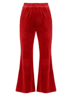 Sweet Miss Pantaloni a zampa da donna in velluto