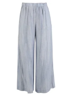 Sweet Miss Pantaloni donna a gamba larga in misto lino