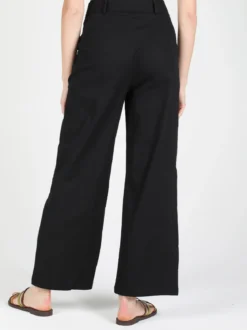 Sweet Miss Pantaloni donna in misto lino e cotone
