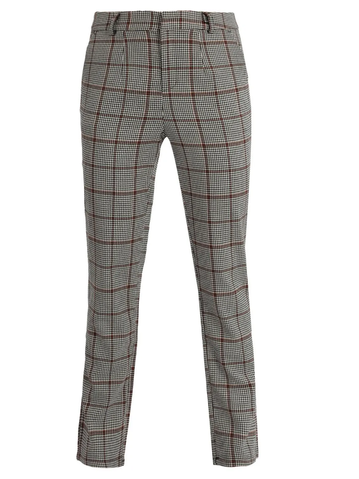Sweet Miss Pantaloni pied de poule a gamba dritta