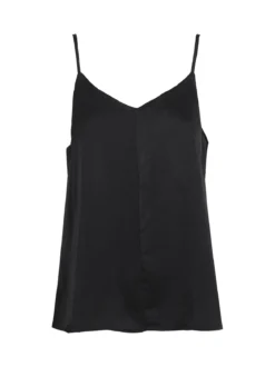 Sweet Miss Top donna con spalline sottili effetto raso