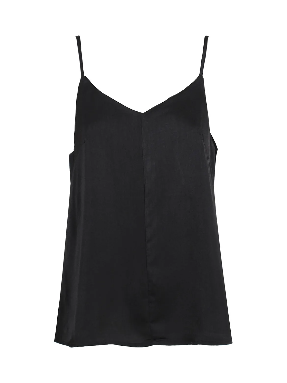 Sweet Miss Top donna con spalline sottili effetto raso