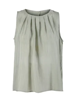 Sweet Miss Top donna tinta unita - pistacchio