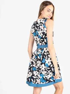 Sweet Miss Vestito smanicato da donna floreale in cotone