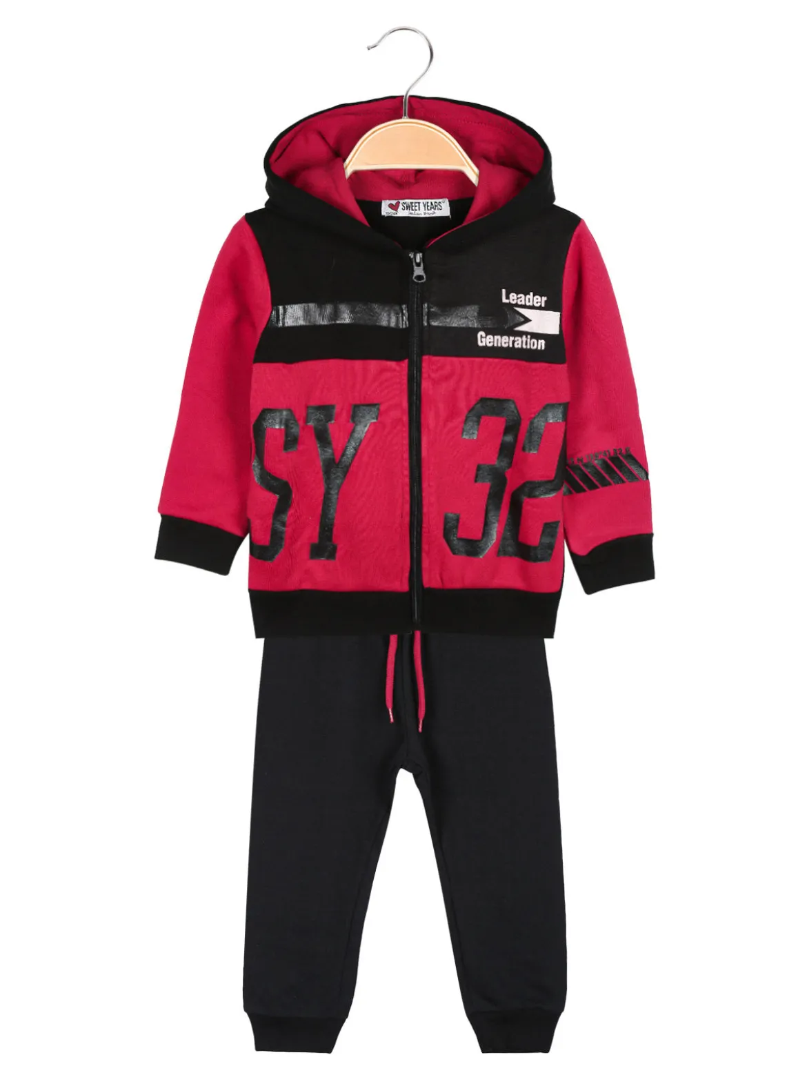 Sweet Years Completo felpa con cappuccio e pantaloni da neonato
