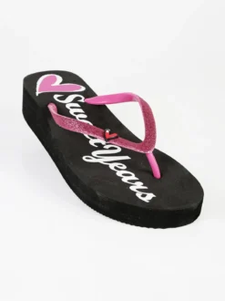 Sweet Years Infradito donna in gomma con zeppa