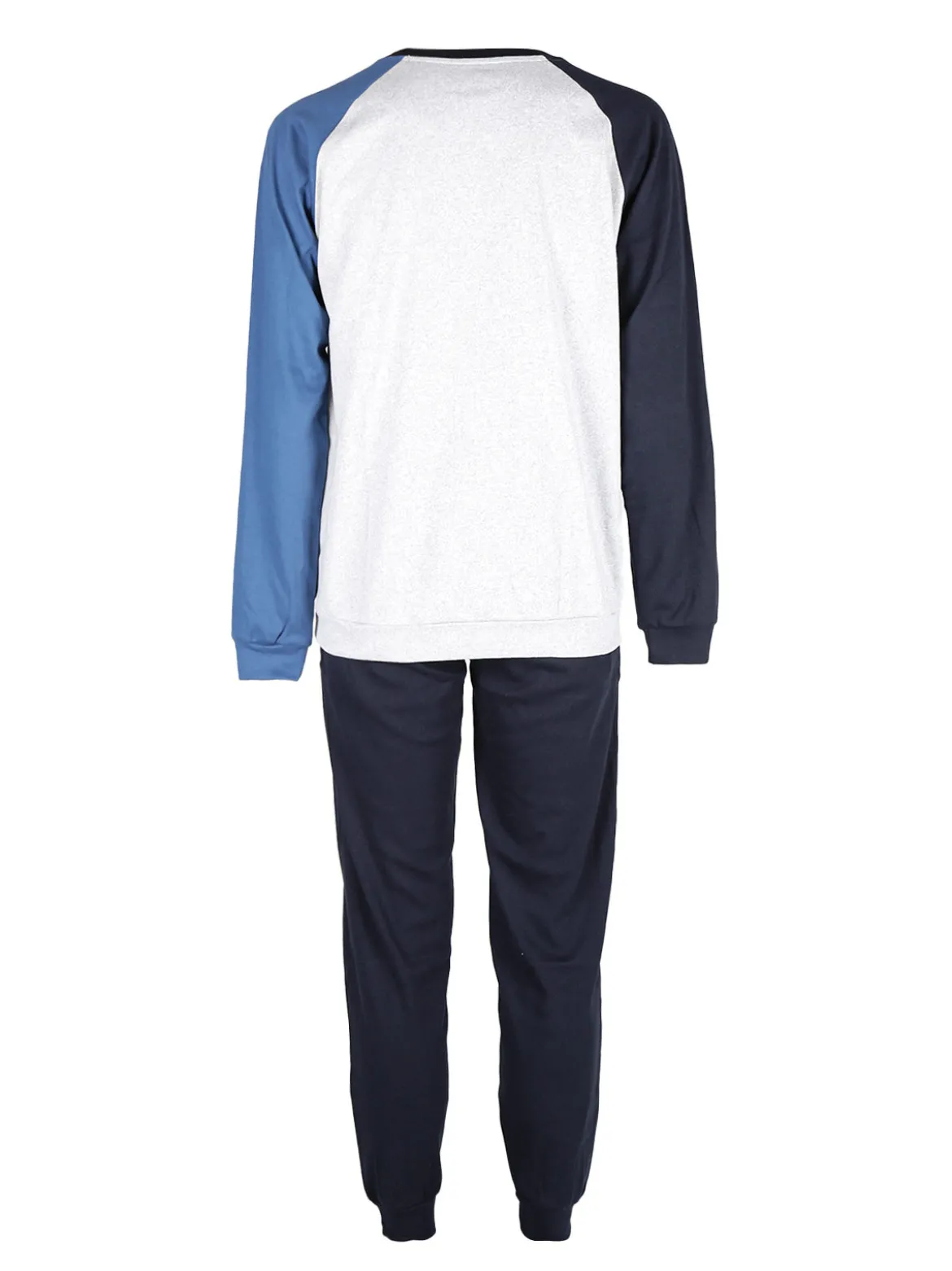 Sweet Years Pigiama lungo da uomo in caldo cotone interlock