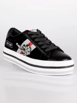 Sweet Years Sneakers nere in velluto